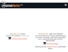 Tablet Screenshot of monolens.com